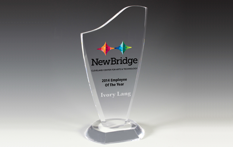 7616-1S (Screen Print), 7616-1L (Laser), 7616-1P (4Color Process) - Progressive Awards - 4-3/4” x 9-1/2”